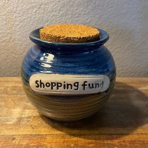 Ceramic Coin Bowl with Cork Top